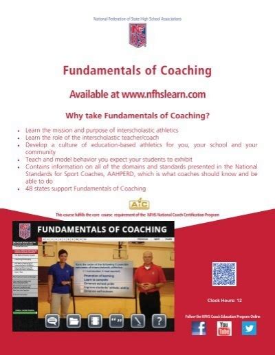 Balls Soccer Education Coaching Soccer Fundamentals of Coaching More NFHS Courses Minnesota . . Nfhs fundamentals of coaching test answers pdf